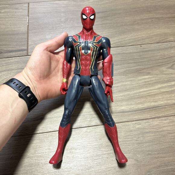 Marvel 2018 Spiderman Action Figure 12” Character Movie Toy Kids Youth Red - Picture 1 of 6